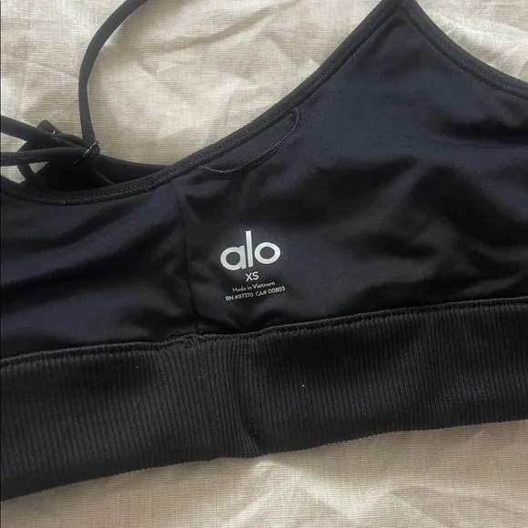 ALO Yoga Black Sports Bra - Picture 6 of 6